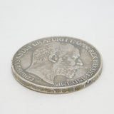 King Edward VII .925 Silver Crown Coin Fine Condition Antique 1902