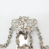 Victorian Sterling Silver Cherub Pattern Sewing Chatelaine Antique 1898 London