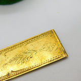 Victorian Gilt Metal Pointing Finger 'Trademark' Bookmark Antique c1840