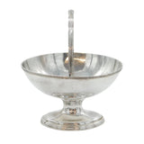 George III Sterling Silver Crested Pedestal Sugar Basket Antique 1792 London