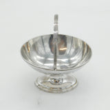 George III Sterling Silver Crested Pedestal Sugar Basket Antique 1792 London