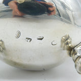 George II Sterling Silver Paw Foot Sauce Boat Antique 1735 London John Swift