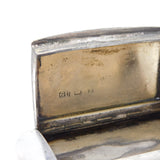 Victorian Sterling Silver Snuff Box Antique 1846 Birmingham George Unite