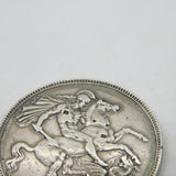 King Edward VII .925 Silver Crown Coin Fine Condition Antique 1902