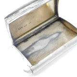 Victorian Sterling Silver Snuff Box Antique 1846 Birmingham George Unite