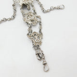 Victorian Sterling Silver Cherub Pattern Sewing Chatelaine Antique 1898 London