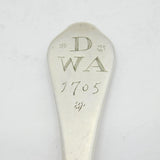 Queen Anne Britannia Standard Silver Dog Nose Tablespoon Antique 1704 London