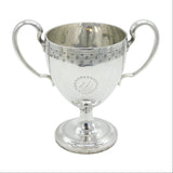 Irish George III Sterling Silver Naval Motif Trophy Cup Antique 1808 Dublin James Scott