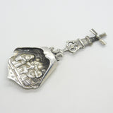Edwardian Sterling Silver Pub Scene Windmill Tea Caddy Spoon 1909 Chester