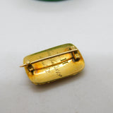 George III 15ct Gold Mourning Brooch 'AH died Jan 1819, ag. 52' Antique