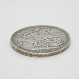 King Edward VII .925 Silver Crown Coin Fine Condition Antique 1902
