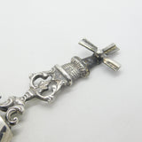 Edwardian Sterling Silver Pub Scene Windmill Tea Caddy Spoon 1909 Chester