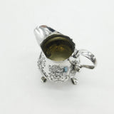 Early Georgian Sterling Silver Floral Pattern Cream Jug c1750 Antique George II