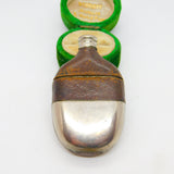 Victorian Silver Plated Novelty Miniature Hip Flask Vesta Case Antique 1880