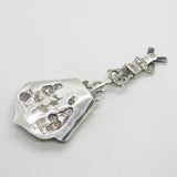 Edwardian Sterling Silver Pub Scene Windmill Tea Caddy Spoon 1909 Chester