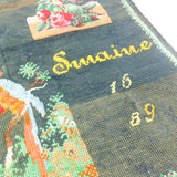 Victorian Needlework Wool Samper 'Florrie Swaine Aged 16 1889' Antique