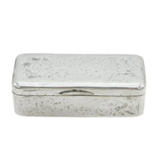 19th Century Russian .84 Silver Floral Snuff Box Antique 1866 Moscow 'AK'