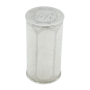 George II Sterling Silver Travelling Cartridge Nutmeg Grater Antique c1750s
