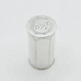 George II Sterling Silver Travelling Cartridge Nutmeg Grater Antique c1750s