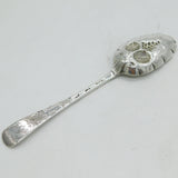 George I Sterling Silver Berry Pattern Dessert Spoon Antique 1726 London