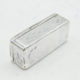 19th Century Russian .84 Silver Floral Snuff Box Antique 1866 Moscow 'AK'