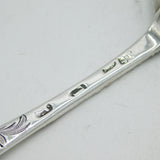 George I Sterling Silver Berry Pattern Dessert Spoon Antique 1726 London