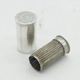 George II Sterling Silver Travelling Cartridge Nutmeg Grater Antique c1750s
