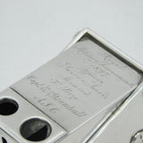 Victorian Sterling Silver Military Interest Campaign Cigar Cutter Antique London