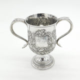 Georgian Sterling Silver Floral Loving Cup Trophy 1794 London Antique Bateman
