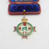 Sterling Silver & Enamel 'Pride of Liphook' Masonic Fob Medal 1971 Birmingham