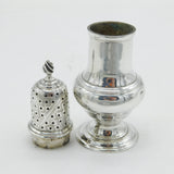 George III Sterling Silver Muffineer Caster Antique 1763 London Robert Peaston