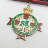 Sterling Silver & Enamel 'Pride of Liphook' Masonic Fob Medal 1971 Birmingham