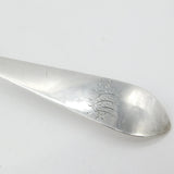 Scottish Provincial Greencock Sterling Silver Serving Spoon Antique c1820 Davie