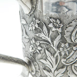 Georgian Sterling Silver Floral Loving Cup Trophy 1794 London Antique Bateman