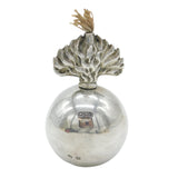 Victorian Sterling Silver Royal Artillery Grenade Form Table Lighter Antique 1898 London