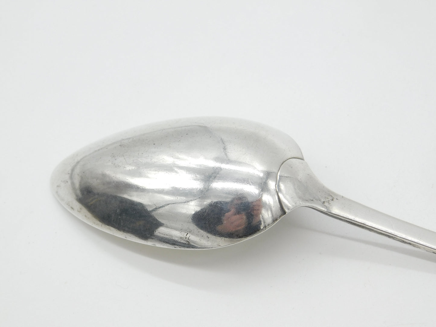 Scottish Provincial Greencock Sterling Silver Serving Spoon Antique c1820 Davie