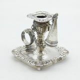 George IV Sterling Silver Miniature Candle Chamberstick Antique 1824 London