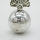 Victorian Sterling Silver Royal Artillery Grenade Form Table Lighter Antique 1898 London