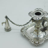 George IV Sterling Silver Miniature Candle Chamberstick Antique 1824 London