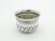 Victorian Sterling Silver Acorn Pattern William III Coin Set Sugar Bowl 1894