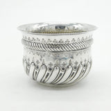 Victorian Sterling Silver Acorn Pattern William III Coin Set Sugar Bowl 1894