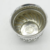 Victorian Sterling Silver Acorn Pattern William III Coin Set Sugar Bowl 1894