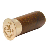 Victorian Superior Goldstone & 9ct Rose Gold Heraldic Intaglio Desk Seal Antique c1860