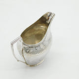 Newcastle George III Sterling Silver Cream Jug Antique c1780 Thomas Watson