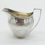Newcastle George III Sterling Silver Cream Jug Antique c1780 Thomas Watson