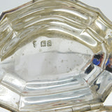 Art Deco Sterling Silver Bombe Form Tea Caddy Antique 1913 London