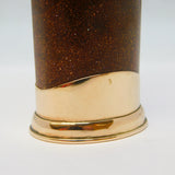 Victorian Superior Goldstone & 9ct Rose Gold Heraldic Intaglio Desk Seal Antique c1860