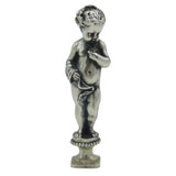 19th Century French .900 Standard Silver Cast Cherub Putti Desk Seal Antique