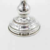 Victorian Sterling Silver Floral Motif Chalice Goblet Antique 1901 London