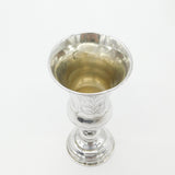 Victorian Sterling Silver Floral Motif Chalice Goblet Antique 1901 London